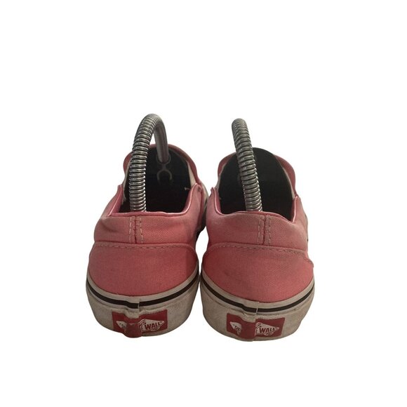 Vans unisex size Womens 5 Mens 3.5 Pink Canvas Slip-On Sneakers Casual Shoes - Picture 5 of 9